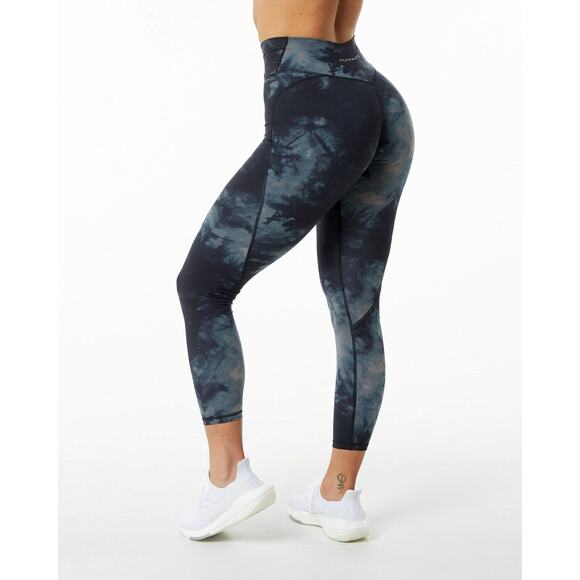 Alphalete All Purpose Legging Pants Blue Oil Strain Leggings No Size XXS or XS - Picture 9 of 9